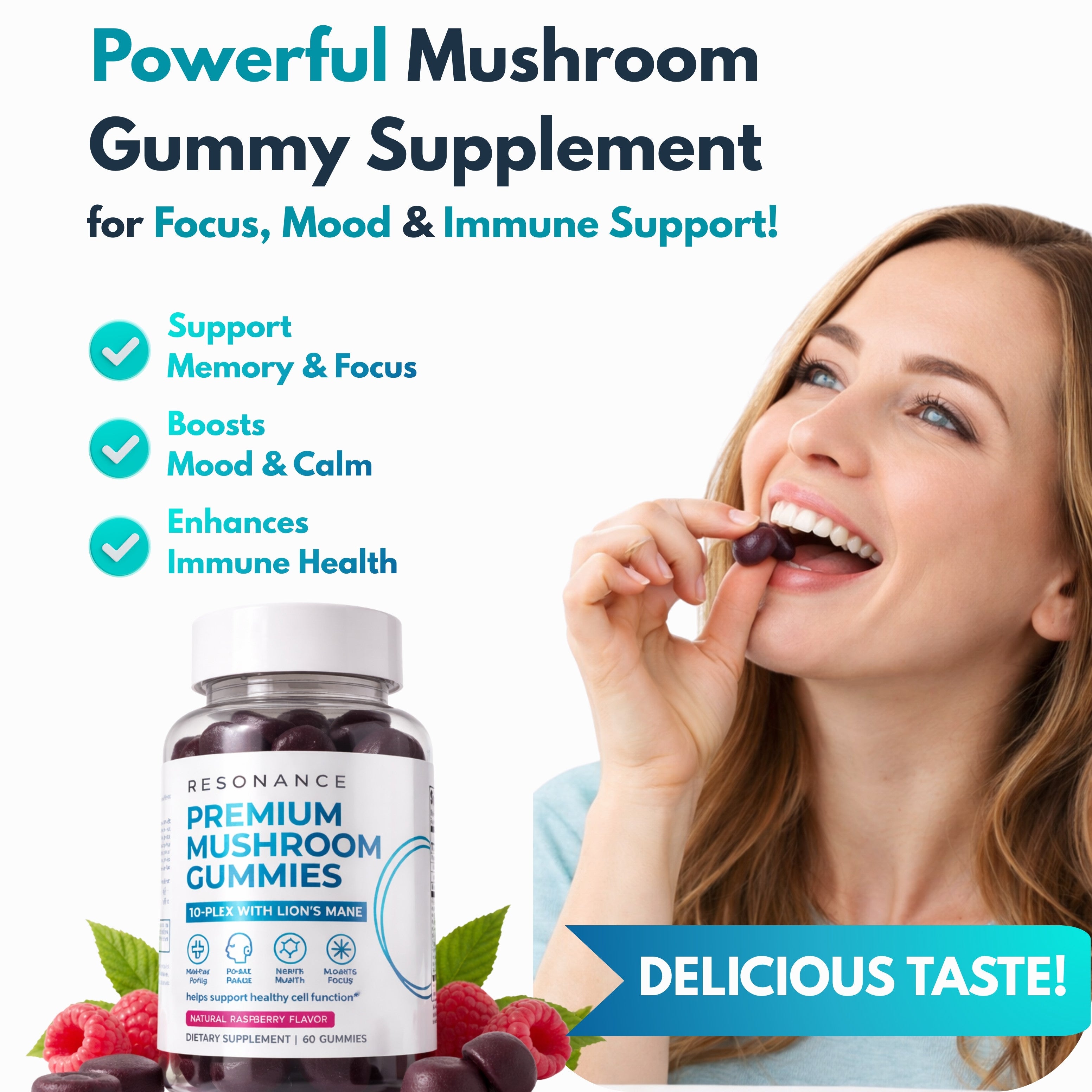Premium Mushroom Gummies 10-PLEX